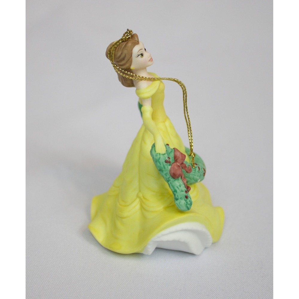 2008 Grolier Belle Disney Porcelain Ornament Beauty & the Beast Holiday‎ - Picture 4 of 5